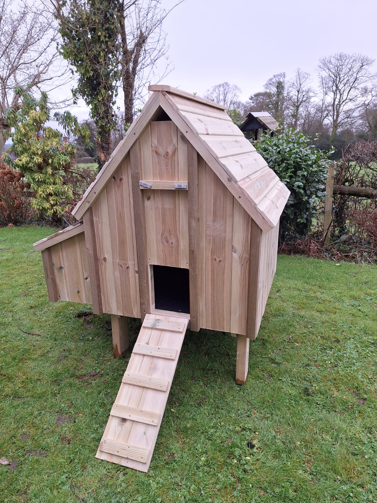 Battened Ramp / Hinged Entrance Door for Added Security